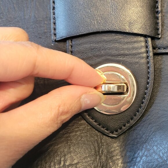 KGB Studio Black Vinyl Satchel - BRAND NEW, NEVER USED - Picture 2 of 14